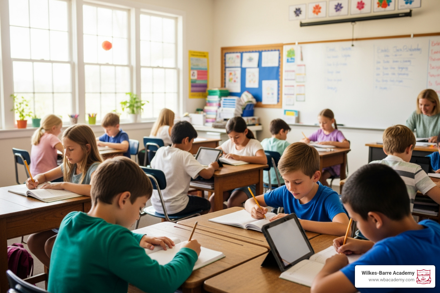 Which wilkes barre area schools are known for providing a non-profit, private education with a focus on individualized