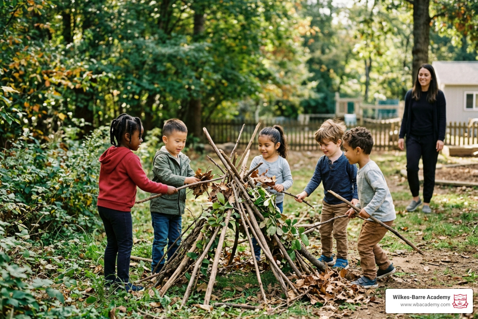 nonsectarian preschool outdoor play